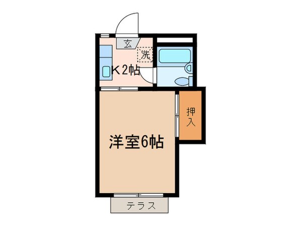 グリ－ンハイツの物件間取画像